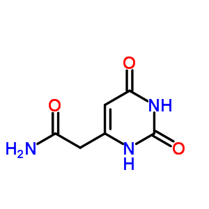 1,2,3,6-四氢-2,6-二氧代-4-嘧啶乙酰胺结构式_6426-90-0结构式