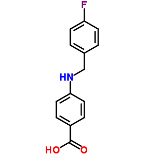 4-((4-Fluorobenzyl)amino)benzoic acid Structure,64260-96-4Structure