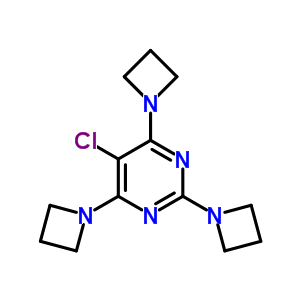 5-Chloro-2,4,6-tris(1-aziridinyl)pyrimidine Structure,64295-03-0Structure