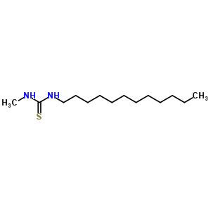 Thiourea,n-dodecyl-n-methyl- Structure,6430-76-8Structure