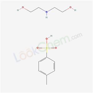 Bis(2-hydroxyethyl)ammonium toluene-p-sulphonate Structure,64339-50-0Structure