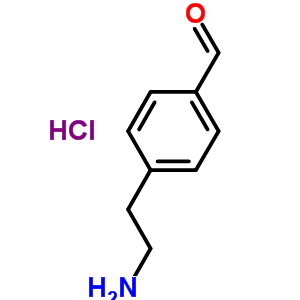 p-氨基乙基苯甲醛盐酸盐结构式_64353-37-3结构式