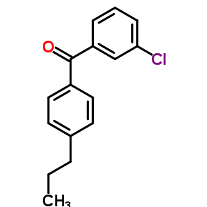 3-Chloro-4-n-propylbenzophenone Structure,64358-13-0Structure