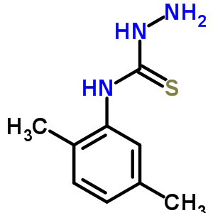 N-(2,5-dimethylphenyl)hydrazinecarbothioamide Structure,64374-53-4Structure