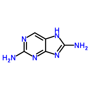 1H-嘌呤-2,8-二胺 (9ci)结构式_644-40-6结构式