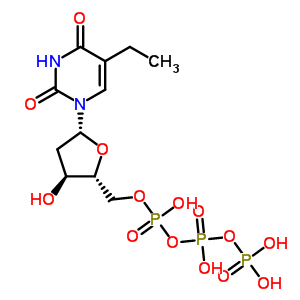 5-Ethyl-2-deoxyuridine triphosphate Structure,64406-41-3Structure