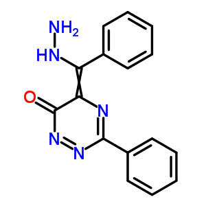 5-(Hydrazinyl-phenyl-methylidene)-3-phenyl-1,2,4-triazin-6-one Structure,64445-45-0Structure