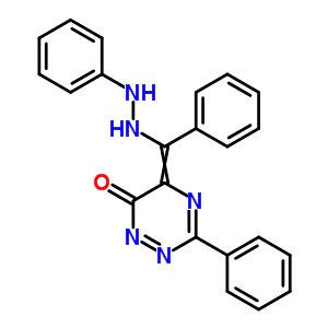 3-Phenyl-5-[phenyl-(2-phenylhydrazinyl)methylidene]-1,2,4-triazin-6-one Structure,64445-46-1Structure