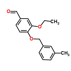 3-Ethoxy-4-[(3-methylbenzyl)oxy]benzaldehyde Structure,644958-93-0Structure