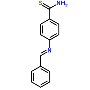 Benzenecarbothioamide,4-[(phenylmethylene)amino]- Structure,64510-95-8Structure