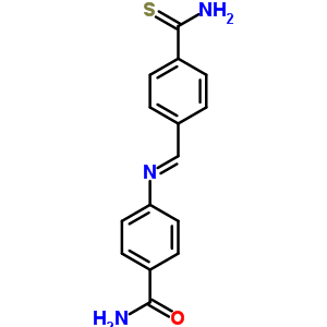 Benzamide,4-[[[4-(aminothioxomethyl)phenyl]methylene]amino]- Structure,64547-96-2Structure