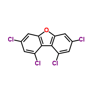 1,3,7,9-Tetrachlorodibenzofuran Structure,64560-17-4Structure