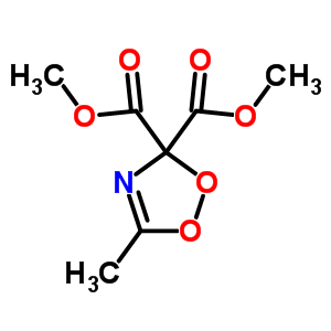 3H-1,2,4-dioxazole-3,3-dicarboxylicacid, 5-methyl-, 3,3-dimethyl ester Structure,64686-58-4Structure