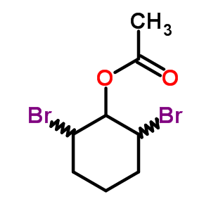 Cyclohexanol,2,6-dibromo-, acetate, (1a,2b,6b)-(9ci) Structure,64714-61-0Structure