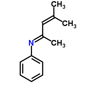 [1,3-Dimethyl-but-2-en-(e)-ylidene] -phenyl-amine Structure,64723-73-5Structure