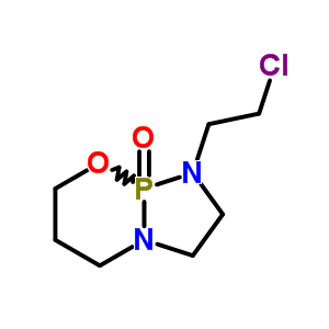 1-(2-氯乙基)四氢-1H,5H-[1,3,2]二氮杂磷酰基[2,1-b][1,3,2]氧杂氮杂磷杂苯9-氧化物结构式_64724-10-3结构式