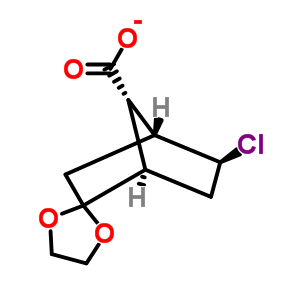 Exo-2-Chloro-5,5-ethylenedioxy-bicyclo[2.2.1]heptane-syn-7- carboxylic acid Structure,64768-51-0Structure