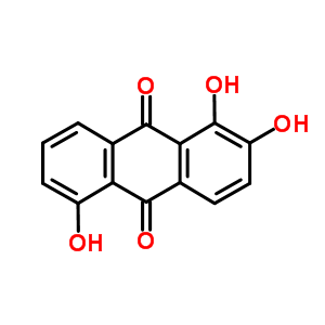 1,2,5-Trihydroxyanthraquinone Structure,6486-93-7Structure