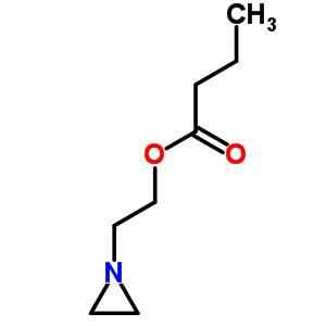 Butanoic acid,2-(1-aziridinyl)ethyl ester Structure,6498-80-2Structure