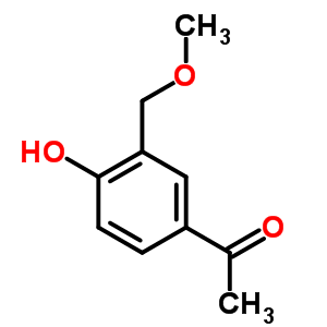 1-(4-羟基-3-甲氧基甲基苯基)-乙酮结构式_65033-20-7结构式