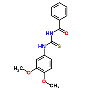 Benzamide,n-[[(3,4-dimethoxyphenyl)amino]thioxomethyl]- Structure,65069-48-9Structure