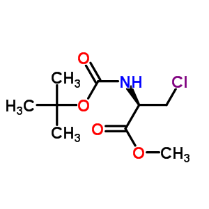 Methyl n-boc-3-chloro-l-alaninate Structure,651035-84-6Structure