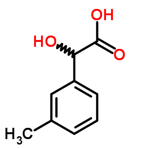 3-甲基扁桃酸结构式_65148-70-1结构式