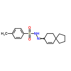 Benzenesulfonic acid,4-methyl-, 2-(spiro[4.5]dec-6-en-8-ylidene)hydrazide Structure,65226-89-3Structure