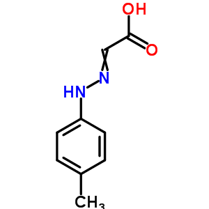 2-[(4-Methylphenyl)hydrazinylidene]acetic acid Structure,65251-29-8Structure