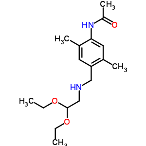 N-[4-[(2,2-diethoxyethylamino)methyl]-2,5-dimethyl-phenyl]acetamide Structure,65266-54-8Structure