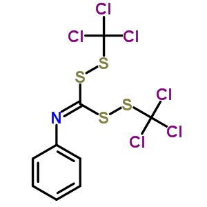 N-phenyl-1,1-bis(trichloromethyldisulfanyl)methanimine Structure,65331-40-0Structure