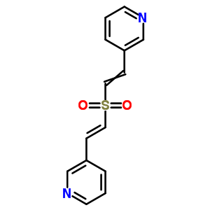 3-[(E)-2-(2-pyridin-3-ylethenylsulfonyl)ethenyl]pyridine Structure,65350-64-3Structure