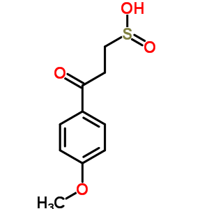 3-(4-Methoxyphenyl)-3-oxo-propane-1-sulfinic acid Structure,65373-85-5Structure