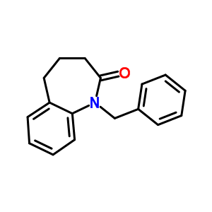 1-苄基-1,3,4,5-四氢-2H-1-苯并氮杂卓-2-酮结构式_65486-33-1结构式