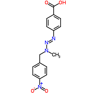 4-[Methyl-[(4-nitrophenyl)methyl]amino]diazenylbenzoic acid Structure,65542-15-6Structure