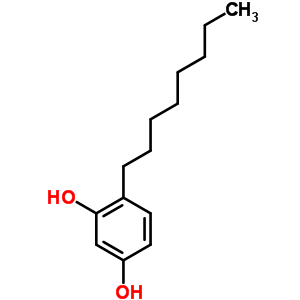 4-辛基-邻苯二酚结构式_6565-70-4结构式