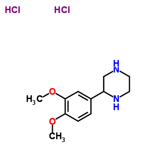 2-(3,4-Dimethoxy-phenyl)-piperazine Structure,65709-39-9Structure