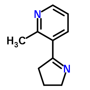 3-(3,4-Dihydro-2h-pyrrol-5-yl)-2-methylpyridine Structure,65719-03-1Structure