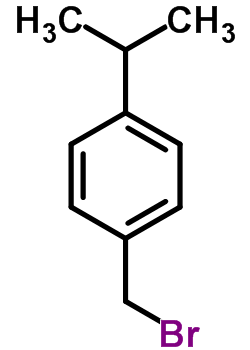 4-异丙基苄溴结构式_65724-11-0结构式