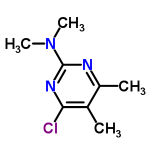 4-Chloro-n,n,5,6-tetramethylpyrimidin-2-amine Structure,65735-58-2Structure