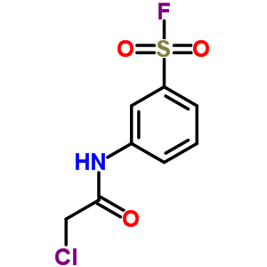 Benzenesulfonylfluoride, 3-[(2-chloroacetyl)amino]- Structure,658-97-9Structure