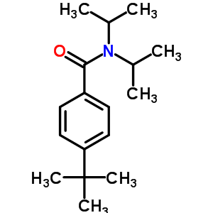 4-(1,1-二甲基乙基)-N,N-双(1-甲基乙基)-苯甲酰胺结构式_65861-71-4结构式