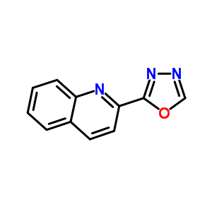 2-(1,3,4-噁二唑-2-基)喹啉结构式_65944-12-9结构式