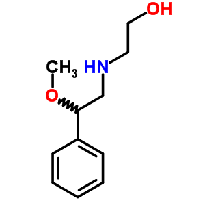 Ethanol,2-[(2-methoxy-2-phenylethyl)amino]- Structure,6597-93-9Structure