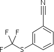 3-(Trifluoromethylthio)benzonitrile Structure,660-44-6Structure