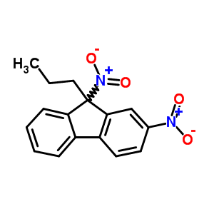 2,9-Dinitro-9-propyl-fluorene Structure,66009-01-6Structure