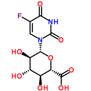 5-Fluorouracil N-β-D-Glucuronide Structure,66048-45-1Structure