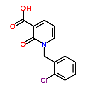 1-(2-Chlorobenzyl)-2-oxo-1,2-dihydro-3-pyridinecarboxylic acid Structure,66158-19-8Structure