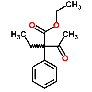 Ethyl 2-ethyl-3-oxo-2-phenyl-butanoate Structure,6623-45-6Structure