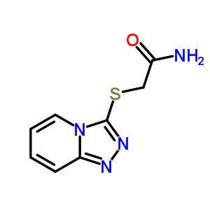 2-(1,2,4-噻唑并[4,3-a]吡啶-3-基硫代)-乙酰胺结构式_66234-68-2结构式